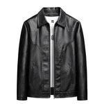 Herrenmantel, Lederjacke, PU-Jacke, schwarz, hellgrün optional, asiatische Größe M-7XL - flohmarkt-deutschland.shop