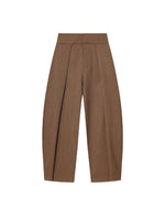 HH Damen Elegante Vintage Plissierte Ballonhose mit Reißverschluss High-Street-Stil Lose Taschen 3-Farben Frühlingshose Mujer - flohmarkt-deutschland.shop