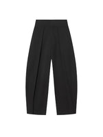 HH Damen Elegante Vintage Plissierte Ballonhose mit Reißverschluss High-Street-Stil Lose Taschen 3-Farben Frühlingshose Mujer - flohmarkt-deutschland.shop
