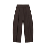 HH Damen Elegante Vintage Plissierte Ballonhose mit Reißverschluss High-Street-Stil Lose Taschen 3-Farben Frühlingshose Mujer - flohmarkt-deutschland.shop
