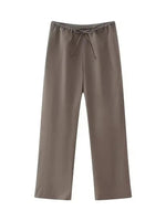 HH Womens Luxury Satin Two Piece Set Halter Neck Asymmetrical Top And Wide Leg Pants Elegant Party Club Outfit For Spring Summer - flohmarkt-deutschland.shop