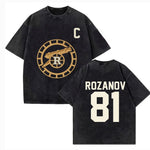 High Quality Cotton Vintage Washed Heated Rivalry Ilya Rozanov 81 Boston Raiders T Shirt Men Scott Hunter Shane Hollander Acid - flohmarkt-deutschland.shop