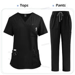 High Quality Medical Clothing for Women Uniform Nurse Lab Coat Unisex Wholesale Tops and Pants Suits Nursing Scrubs Uniforms Set - flohmarkt-deutschland.shop