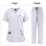 High Quality Medical Clothing for Women Uniform Nurse Lab Coat Unisex Wholesale Tops and Pants Suits Nursing Scrubs Uniforms Set - flohmarkt-deutschland.shop