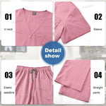 High Quality Medical Clothing for Women Uniform Nurse Lab Coat Unisex Wholesale Tops and Pants Suits Nursing Scrubs Uniforms Set - flohmarkt-deutschland.shop