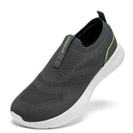 HOBIBEAR Unisex-Laufschuhe, breite Zehen, bequeme, rutschfeste Turnschuhe, atmungsaktive Mesh-Slip-On-Wanderschuhe - flohmarkt-deutschland.shop