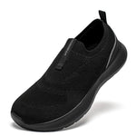 HOBIBEAR Unisex-Laufschuhe, breite Zehen, bequeme, rutschfeste Turnschuhe, atmungsaktive Mesh-Slip-On-Wanderschuhe - flohmarkt-deutschland.shop
