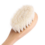 Holzgriff Pinsel Baby Haarbürste Neugeborenen Haarbürste Infant Kamm Kopf-massagegerät - flohmarkt-deutschland.shop