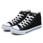 Hot Sales Men Women Sneakers Fashion High Top Leather Lace Up Casual Shoes Anti Slip Wear-resistant High Top Outdoor Board Shoes - flohmarkt-deutschland.shop