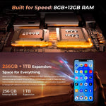 HOTWAV Note 18 GT Smartphone – 7,2" 120Hz, 8GB RAM, 256GB, 6200mAh, 20W - flohmarkt-deutschland.shop