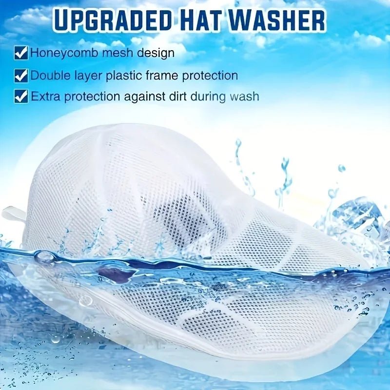 HutCare Hut Reinigungs Käfig Waschmaschinen Schutz Mit Mesh Beutel Für Empfindliche Hüte - Schonende Maschinenwäsche - flohmarkt-deutschland.shop