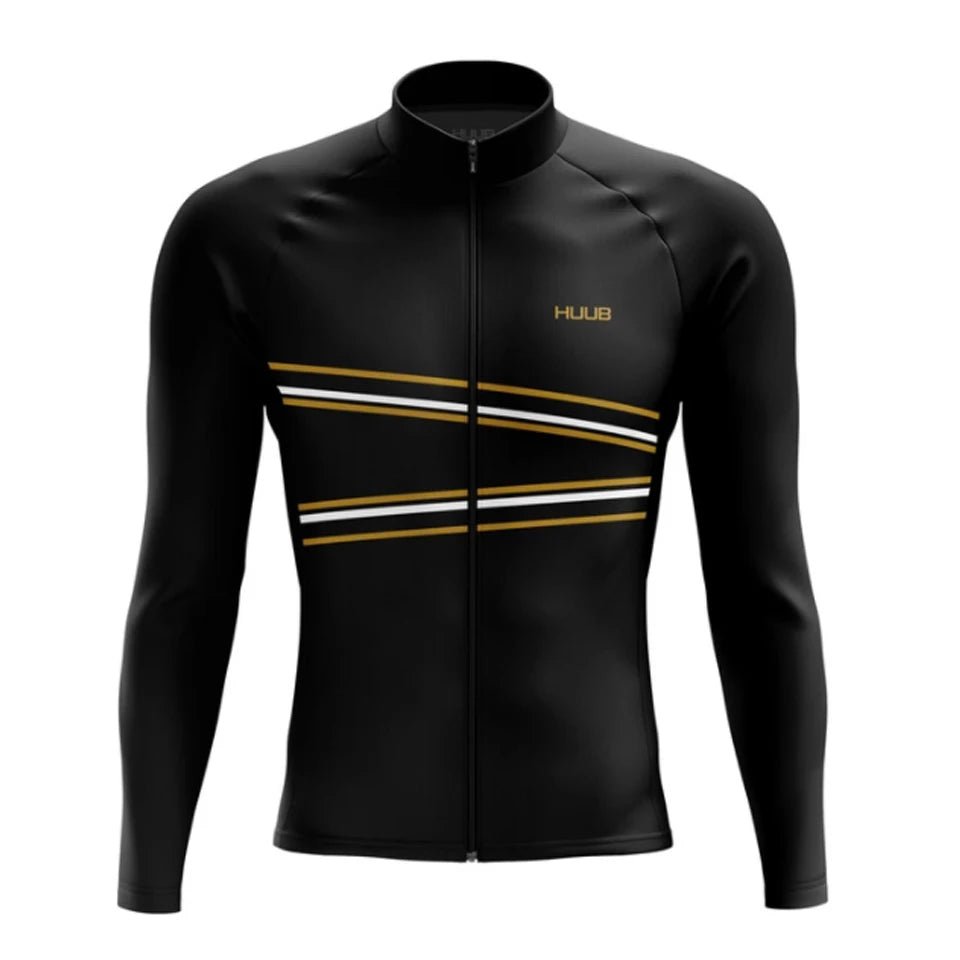HUUB Team Autumn Cycling Jersey Men Long Sleeves Peo Cycling Clothing MTB Maillot Ropa Ciclismo Bike Sports Uniform - flohmarkt-deutschland.shop