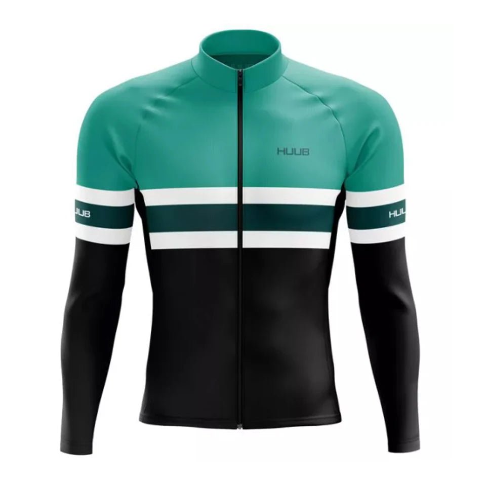 HUUB Team Autumn Cycling Jersey Men Long Sleeves Peo Cycling Clothing MTB Maillot Ropa Ciclismo Bike Sports Uniform - flohmarkt-deutschland.shop