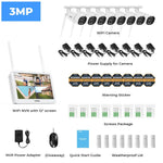 H.VIEW WLAN CCTV Set 5MP NVR mit Monitor - flohmarkt-deutschland.shop