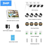 H.VIEW WLAN CCTV Set 5MP NVR mit Monitor - flohmarkt-deutschland.shop