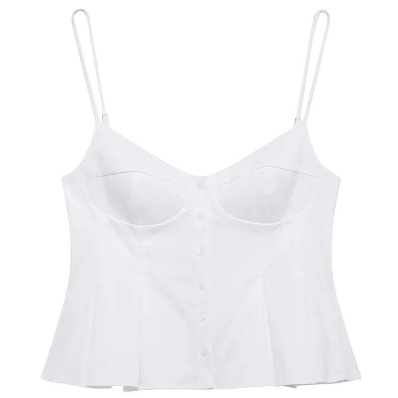HXAO Gestreiftes Slip-Top für Damen, Sommer, 2022, sexy Crop-Korsett, Tanktops und Camis, ärmelloses, rückenfreies Top für Damen, modisches, lässiges Leibchen - flohmarkt-deutschland.shop