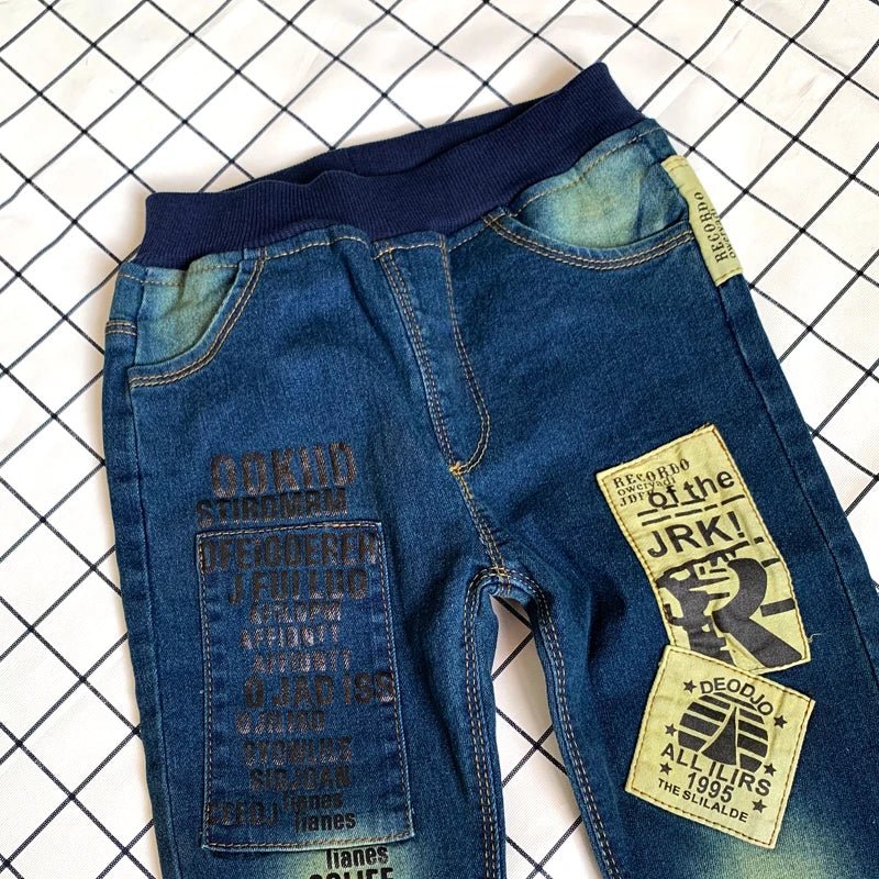 IENENS Boy Girls Trousers Skinny Jeans Elastic Waist Pants 4-13 Years Kids Boys Denim Clothing Clothes Sports Bottoms - flohmarkt-deutschland.shop