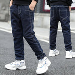 IENENS Boy Girls Trousers Skinny Jeans Elastic Waist Pants 4-13 Years Kids Boys Denim Clothing Clothes Sports Bottoms - flohmarkt-deutschland.shop