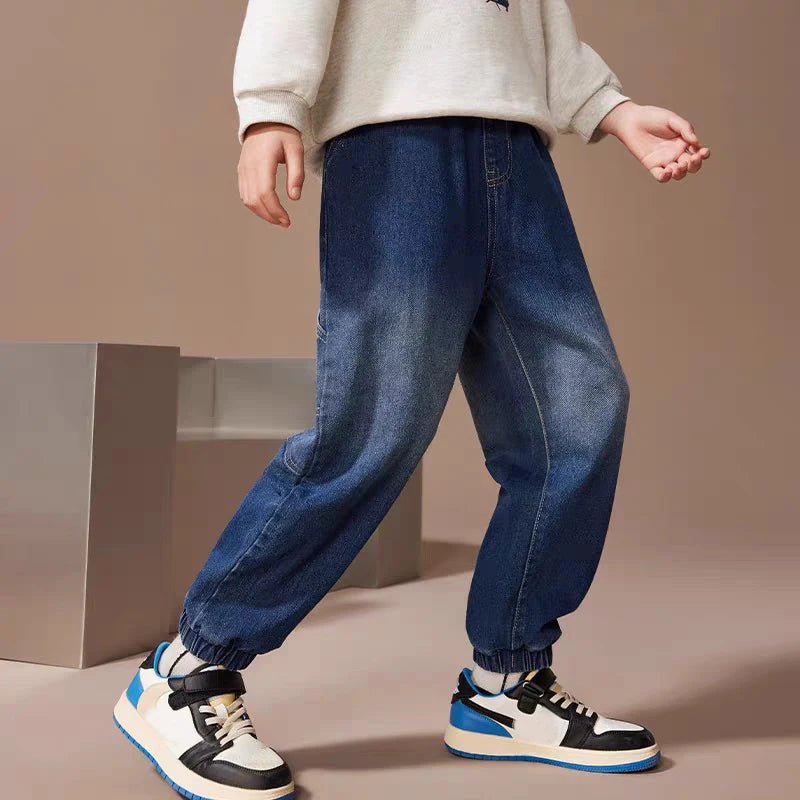 IENENS Boy Girls Trousers Skinny Jeans Elastic Waist Pants 4-13 Years Kids Boys Denim Clothing Clothes Sports Bottoms - flohmarkt-deutschland.shop