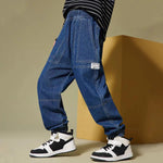 IENENS Boy Girls Trousers Skinny Jeans Elastic Waist Pants 4-13 Years Kids Boys Denim Clothing Clothes Sports Bottoms - flohmarkt-deutschland.shop