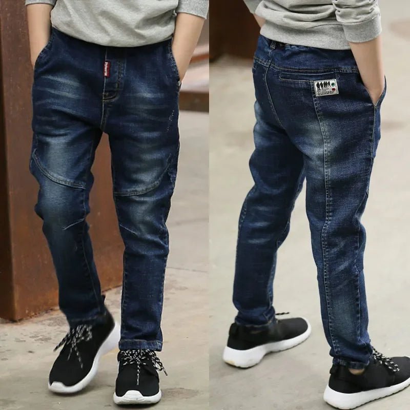 IENENS Boy Girls Trousers Skinny Jeans Elastic Waist Pants 4-13 Years Kids Boys Denim Clothing Clothes Sports Bottoms - flohmarkt-deutschland.shop