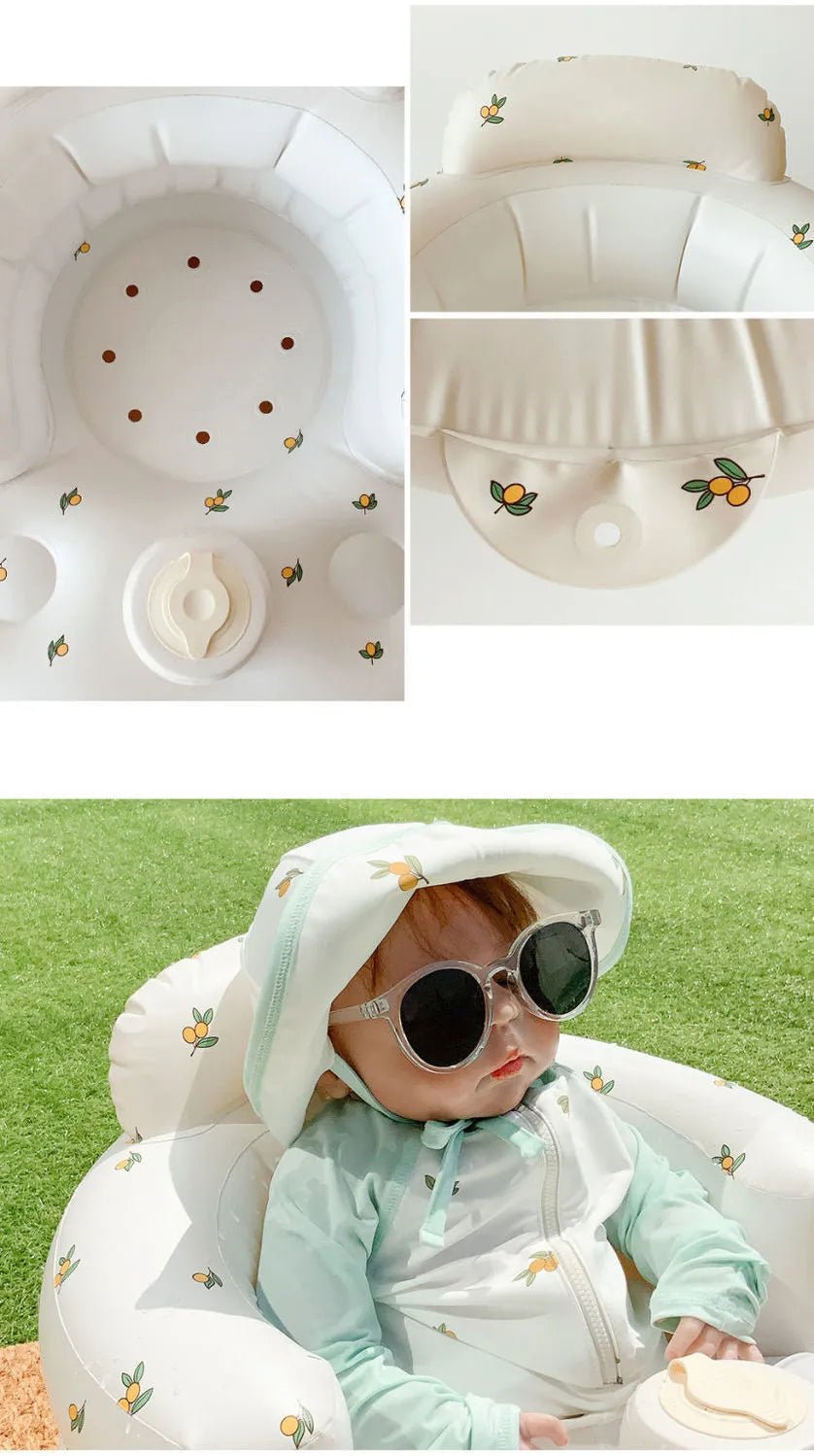 Inflatable Baby Chair for Dining & Bath - flohmarkt-deutschland.shop