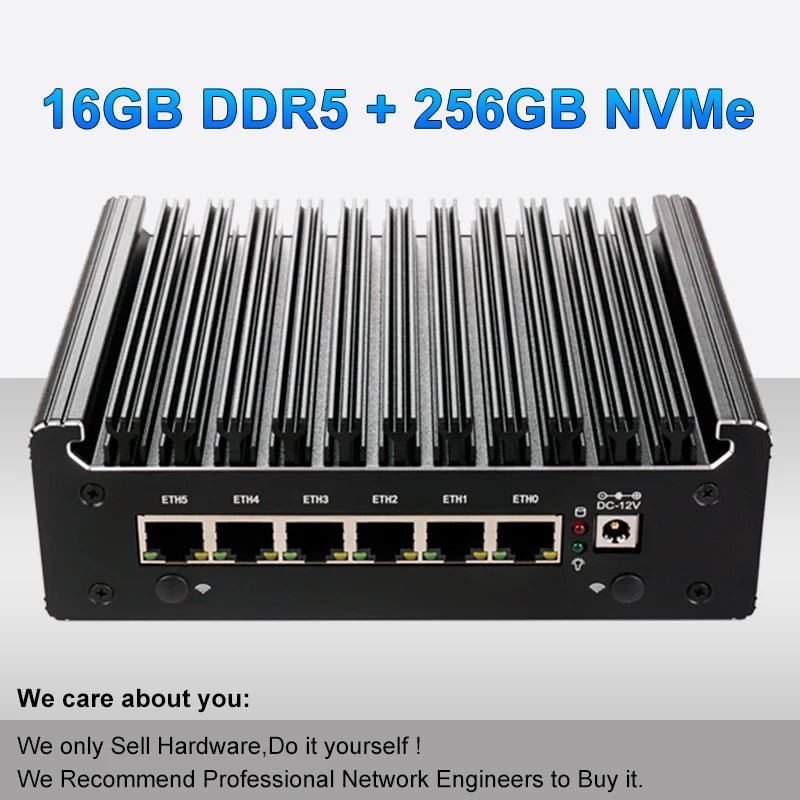Intel Pentium Mini-PC Soft Router – 6x LAN, lüfterlos, pfSense - flohmarkt-deutschland.shop