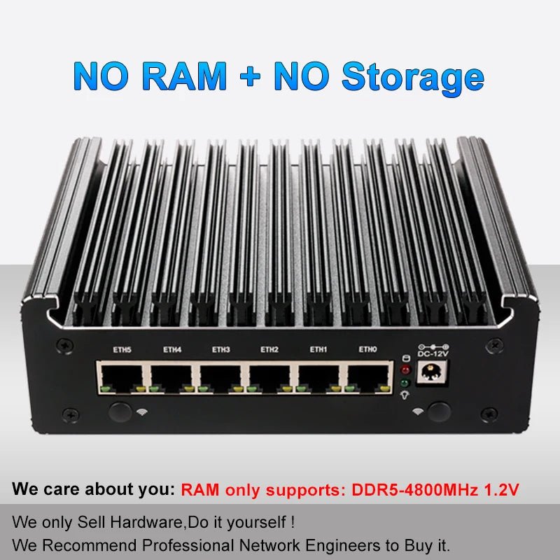 Intel Pentium Mini-PC Soft Router – 6x LAN, lüfterlos, pfSense - flohmarkt-deutschland.shop