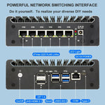 Intel Pentium Mini-PC Soft Router – 6x LAN, lüfterlos, pfSense - flohmarkt-deutschland.shop