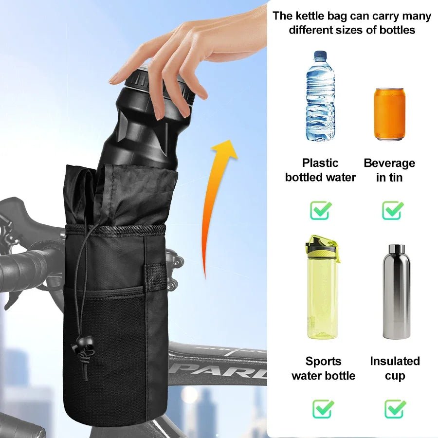 Isolierte Wasserflasche Für Fahrrad Lenker Lenkertasche Faltbare Tragetasche - flohmarkt-deutschland.shop