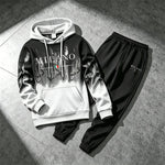 Italy Fashion Sportswear 2pcs Set Male Daily Casual Sports Hooded Jogger Suit 2026 New Arrival Men's Tracksuit Hoodie&sweatpants - flohmarkt-deutschland.shop
