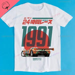 Japanisches 787B Jubiläum 30. Le Mans Retro Lustige Kunst Zeichnung Gamer Anime Kult Meme Film Musik Geschenk Baumwolle T-Shirt Lustiges T-Shirt - flohmarkt-deutschland.shop