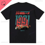 Japanisches 787B Jubiläum 30. Le Mans Retro Lustige Kunst Zeichnung Gamer Anime Kult Meme Film Musik Geschenk Baumwolle T-Shirt Lustiges T-Shirt - flohmarkt-deutschland.shop