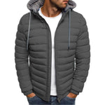 JOTT Herrenjacke, Herbst-/Winterjacke, Kapuzenjacke aus Baumwolle 2025, leichte Winter-Daunenjacke - flohmarkt-deutschland.shop