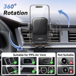 Joyroom Car Phone Holder 360° Rotation Car Air Vent Phone Holder Universal Hands-Free Cell Phone Mount For 4.7-6.9'' Phones - flohmarkt-deutschland.shop