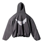 Kanye West Kapuzenpullover für Herren und Damen, 1:1, hochwertiger Taubenmuster, Staffel 6, übergroße Kapuze - flohmarkt-deutschland.shop