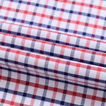 Kariertes Herrenhemd aus Oxford-Baumwolle mit normaler Passform und langen Ärmeln und geknöpfter Kragen, bequeme, vielseitige, lässige, karierte Hemden - flohmarkt-deutschland.shop