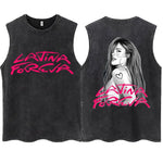 KAROL G Tropicoqueta Tank Top – Unisex, Oversize, 100% Baumwolle - flohmarkt-deutschland.shop