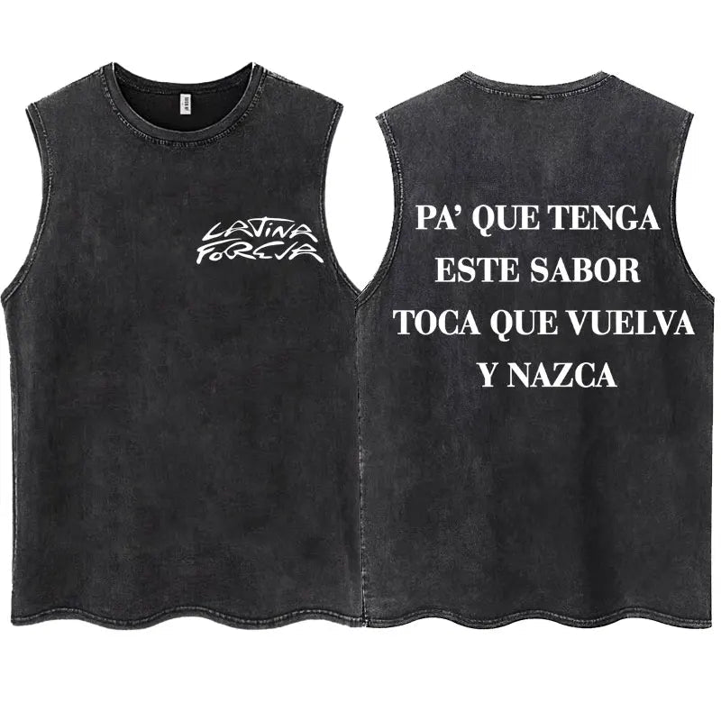 KAROL G Tropicoqueta Tank Top – Unisex, Oversize, 100% Baumwolle - flohmarkt-deutschland.shop