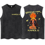 KAROL G Tropicoqueta Tank Top – Unisex, Oversize, 100% Baumwolle - flohmarkt-deutschland.shop