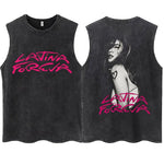 KAROL G Tropicoqueta Tank Top – Unisex, Oversize, 100% Baumwolle - flohmarkt-deutschland.shop