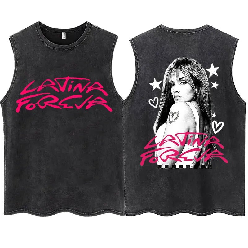 KAROL G Tropicoqueta Tank Top – Unisex, Oversize, 100% Baumwolle - flohmarkt-deutschland.shop
