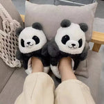 Kawaii Panda & Bär Hausschuhe – warme Plüsch-Pantoffeln für Damen & Herren - flohmarkt-deutschland.shop