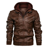 KB Neue männer Leder Jacken Herbst Casual Motorrad PU Jacke Biker Leder Mäntel Marke Kleidung EU Größe SA722 - flohmarkt-deutschland.shop