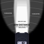 KDULIT 9-LED-Fahrradscheinwerfer, USB wiederaufladbar, Fahrradlampe, superhelle Lenkerlichter, wasserdichtes Fahrrad-Frontlicht für den Außenbereich - flohmarkt-deutschland.shop