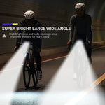 KDULIT 9-LED-Fahrradscheinwerfer, USB wiederaufladbar, Fahrradlampe, superhelle Lenkerlichter, wasserdichtes Fahrrad-Frontlicht für den Außenbereich - flohmarkt-deutschland.shop