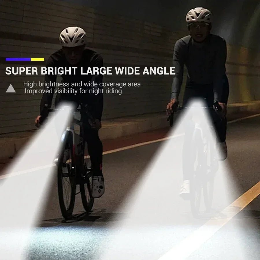 KDULIT 9-LED-Fahrradscheinwerfer, USB wiederaufladbar, Fahrradlampe, superhelle Lenkerlichter, wasserdichtes Fahrrad-Frontlicht für den Außenbereich - flohmarkt-deutschland.shop