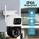 KERUI Outdoor WLAN Kamera 6MP Dual-Objektiv - flohmarkt-deutschland.shop
