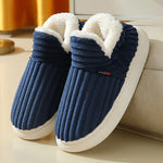 KIDMI Winter Herren Hausschuhe Warme Frauen Hausschuhe Im Freien Rutschfeste Männer Baumwolle Stiefel Flauschige Fuzzy Männer Schuhe Casual Pelzigen Hausschuhe - flohmarkt-deutschland.shop