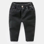 Kids Boys Jeans 2023 Spring And Autumn New Fashionable Elastic Children's Clothing Boys Loose Thin Denim Long Pants - flohmarkt-deutschland.shop